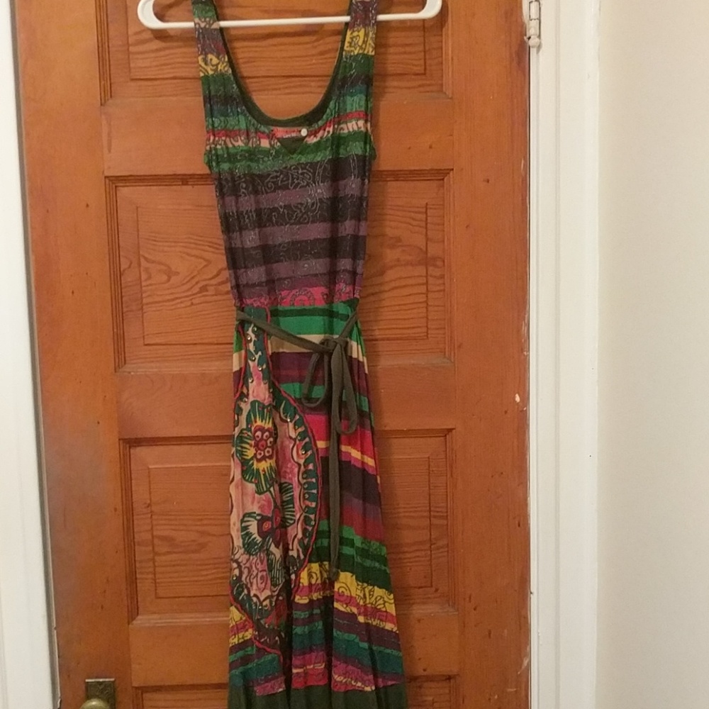 Spicy striped summer dress